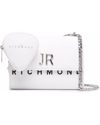 John Richmond Jr Logo-embellished Cross-body Bag - White