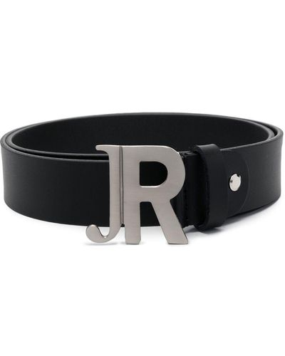 John Richmond Logo Belt - Black