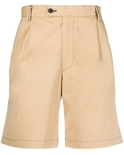 Phipps High-rise Knee-length Shorts - Natural
