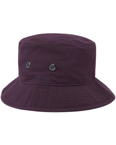 Acne Studios Brimmo Bucket Hat - Purple