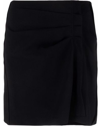 IRO Nouri Draped Skirt - Black