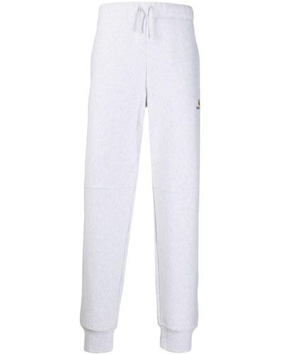Carhartt Embroidered Logo Track Trousers - Grey