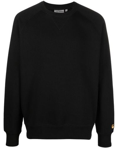 Carhartt Embroidered-logo Sleeve Sweatshirt - Black