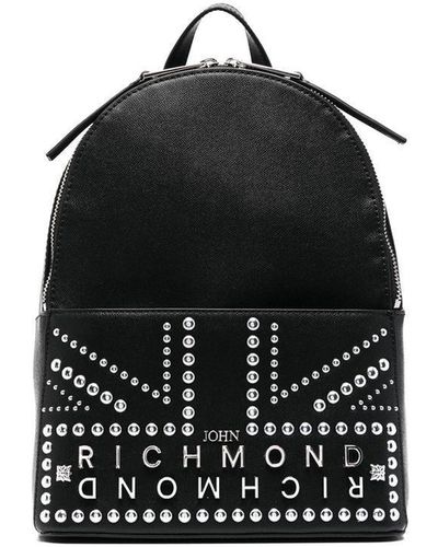 John Richmond Stud Embellished Backpack - Black