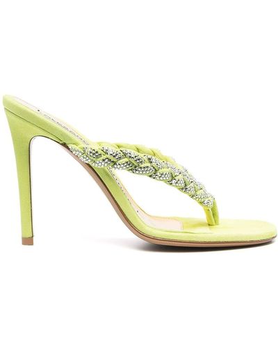 Alexandre Vauthier Crystal-embellished Sandals - Multicolour