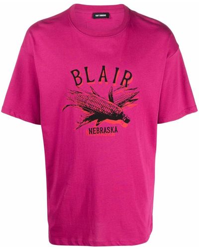 Raf Simons Nebraska Short-sleeve T-shirt - Pink