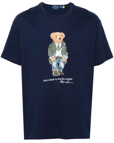 Ralph Lauren T-shirt Polo Bear - Blu