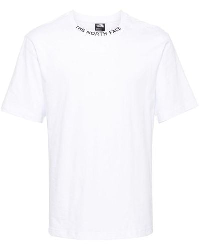 The North Face T-shirt con applicazione logo - Bianco