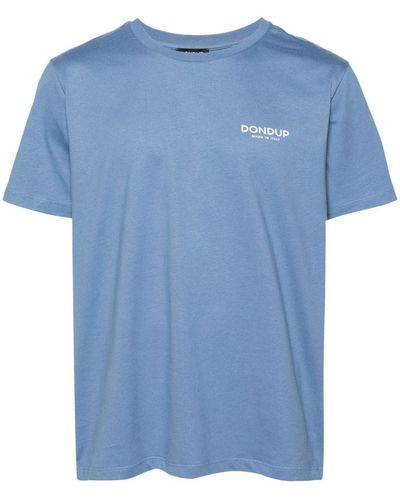 Dondup | T-shirt con logo | male | BLU | XL