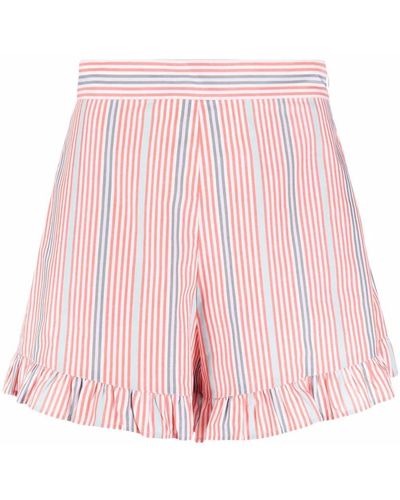 See By Chloé Shorts svasati con ruches - Rosa