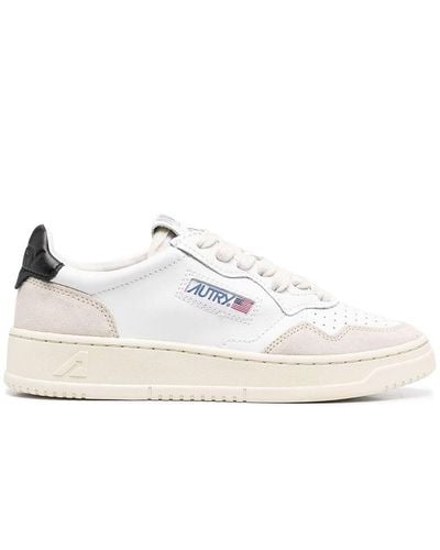 Autry Sneakers medalist in pelle e suede - Bianco