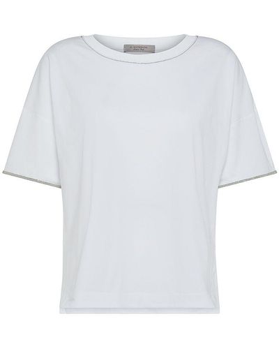 D. EXTERIOR | T-shirt dettaglio spacchi | female | BIANCO | XL