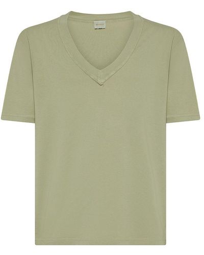 Officina 36 | T-shirt in cotone con scollo a V | male | VERDE | XL