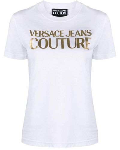 Versace Jeans Couture T-shirt con stampa - Bianco