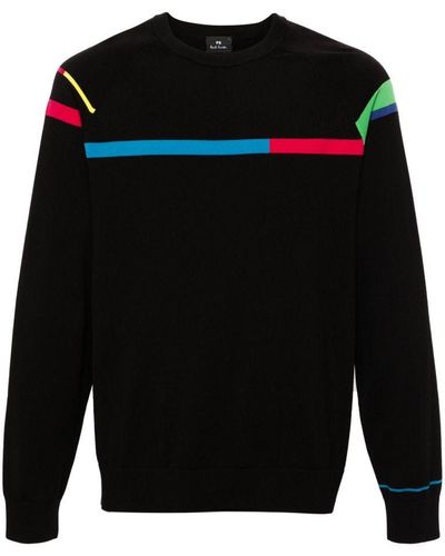 PS by Paul Smith Maglione a righe - Nero