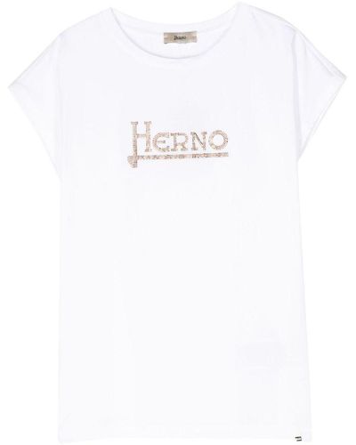 Herno | T-shirt con logo | female | BIANCO | 46