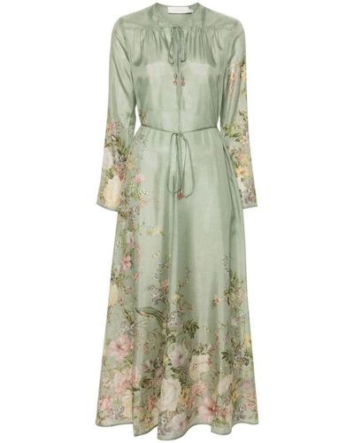 Floral Silk Dresses for Women - Up to 60% off | Lyst