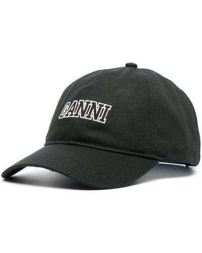 Ganni | Cappello con logo | female | NERO | UNI