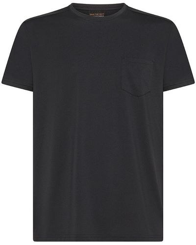Save The Duck | T-shirt Chicago in cotone con tasca applicata | male | NERO | XXL
