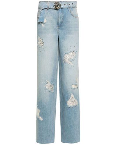 Blugirl Blumarine | Jeans dettaglio strass | female | BLU | 28