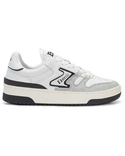 Etonic | Sneakers B481 in pelle a pannelli | female | NERO | 41 - Bianco