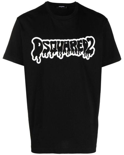 DSquared² Logo T Shirt Nero