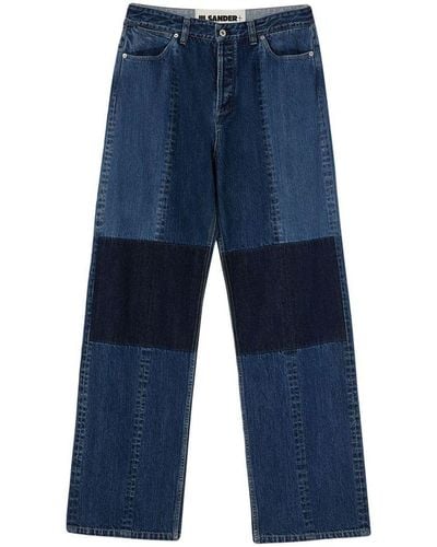 Jil Sander | Jeans con design patchwork | male | BLU | 30
