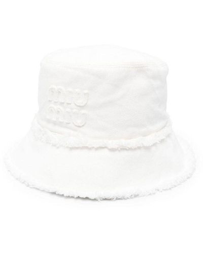 Miu Miu Cappello - Bianco