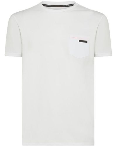 Rrd | T-shirt in cotone stretch con tasca | male | BIANCO | 52