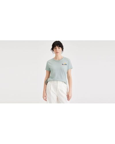 Dockers Slim Fit Graphic Tee Shirt - Noir