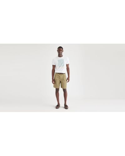 Dockers Classic Fit Original Pleated Shorts - Negro
