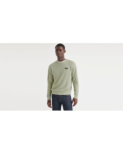 Dockers Regular Fit Icon Crewneck Sweatshirt - Negro