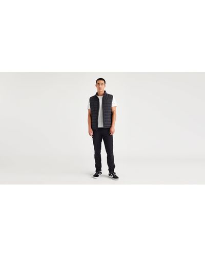 Dockers Go Chino, Slim Tapered Fit with Airweave - Negro