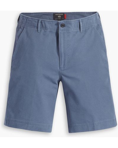 Dockers Classic Fit Alpha Chino Shorts - Azul