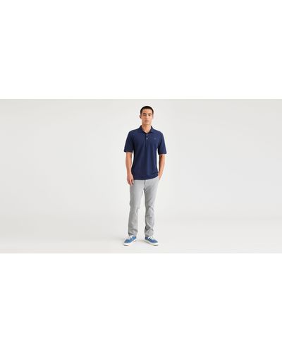 Dockers Skinny Fit Supreme Flex Alpha Khaki Pants - Negro