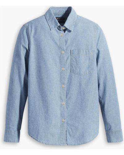 Dockers Regular Fit Original Shirt - Bleu