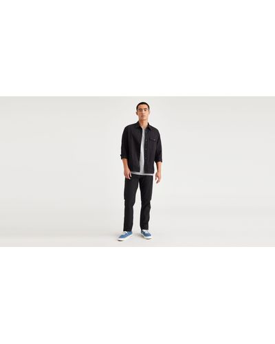Dockers Jean Cut Go, Slim Tapered Fit with Airweave - Negro