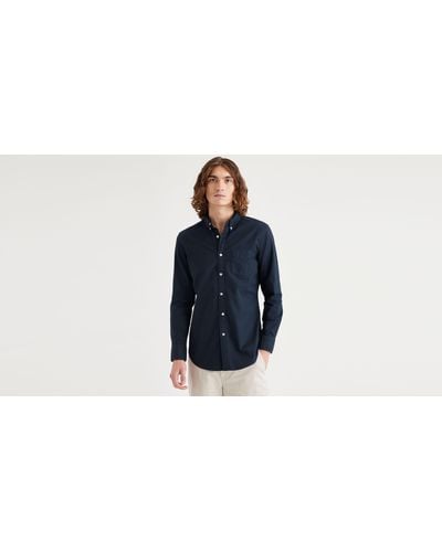 Dockers Slim Fit 2 Button Collar Shirt - Negro
