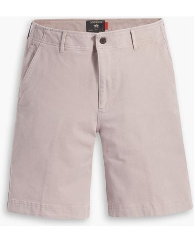 Dockers Classic Fit Alpha Chino Shorts - Noir