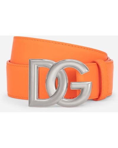 Dolce & Gabbana CINTURA LOGATA - Orange