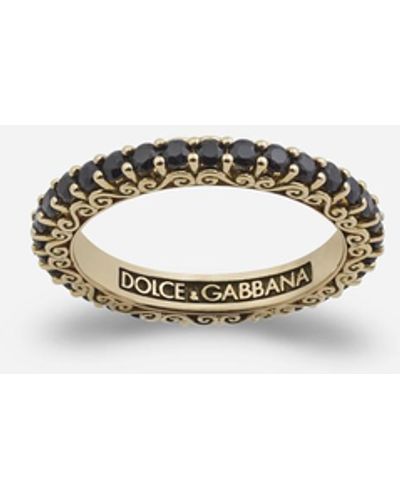 Dolce & Gabbana Ring Anna aus gelbgold und citrin-quarz - Weiß