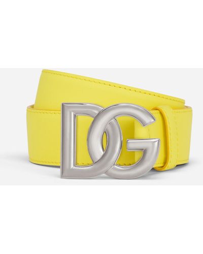Dolce & Gabbana Cintura Logata - Yellow