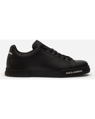 Dolce & Gabbana Portofino sneakers - pelle - nero