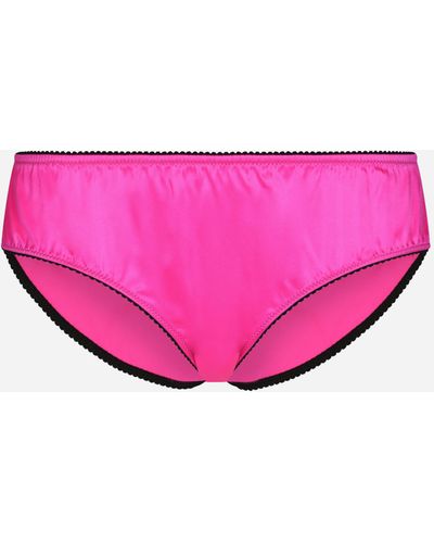 Dolce & Gabbana ビキニブリーフ サテン - Pink