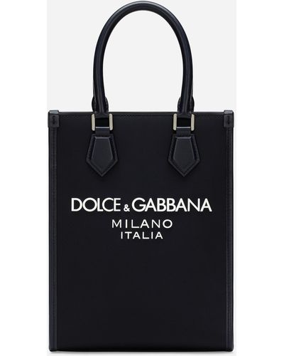 Dolce & Gabbana Kleine Tasche Aus Nylon - Schwarz