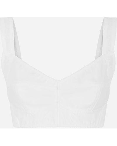 Dolce & Gabbana Top corsetteria - Bianco