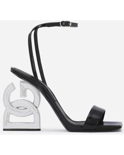 Dolce & Gabbana Sandalen mit hohem Absatz - Schwarz