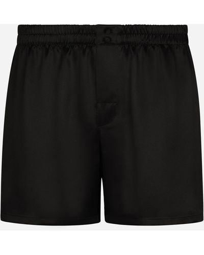 Dolce & Gabbana Shorts in seta - Nero