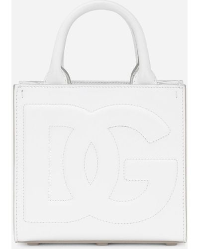 Dolce & Gabbana Shopper DG Daily mini - Weiß