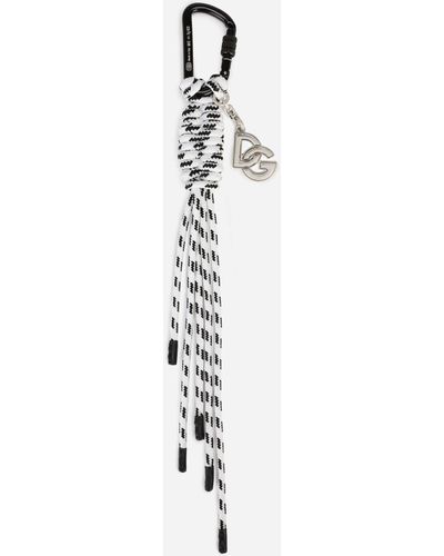 Dolce & Gabbana Llavero cinta scooby doo con logo DG - Metálico